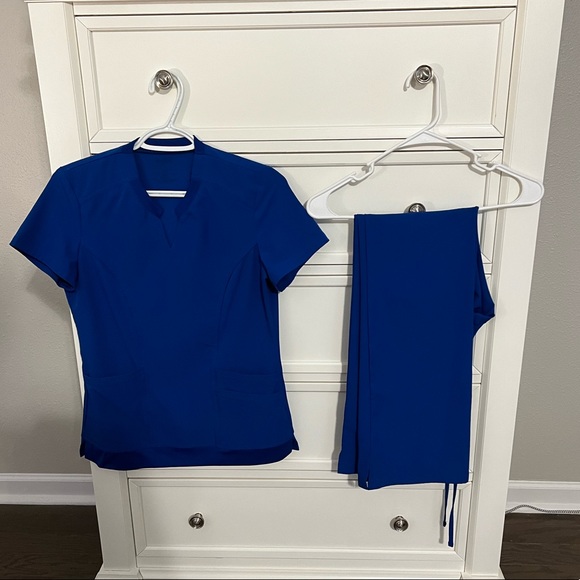 HeartSoul scrub set Royal blue XS/XSR - Picture 4 of 4